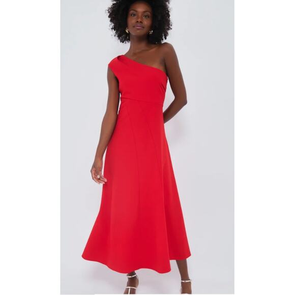 Tuckernuck x India Hicks Scarlet Carmen Dress NWT Sz. S - Picture 1 of 11